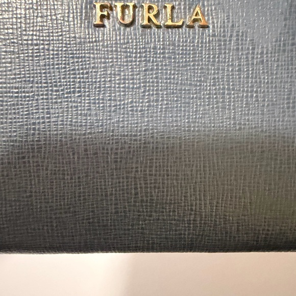 Furla Navy Textured Wallet - Picture 5 of 8